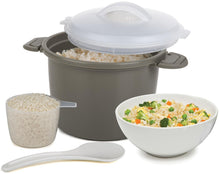 Load image into Gallery viewer, Progressive Prep Solutions Microwave Rice Cooker Set