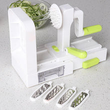 Load image into Gallery viewer, Ozzycook Portable Folding Hand Vegetable Spiralizer