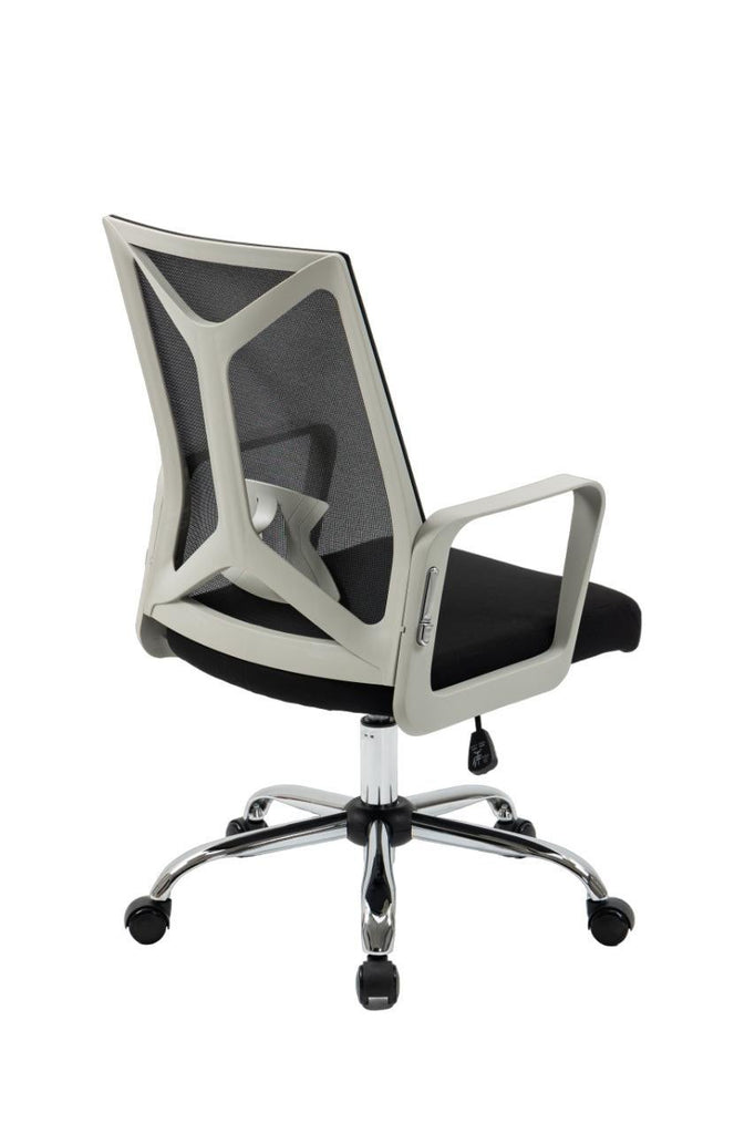 Ergolux Galway Office Chair (Light Grey )- Black