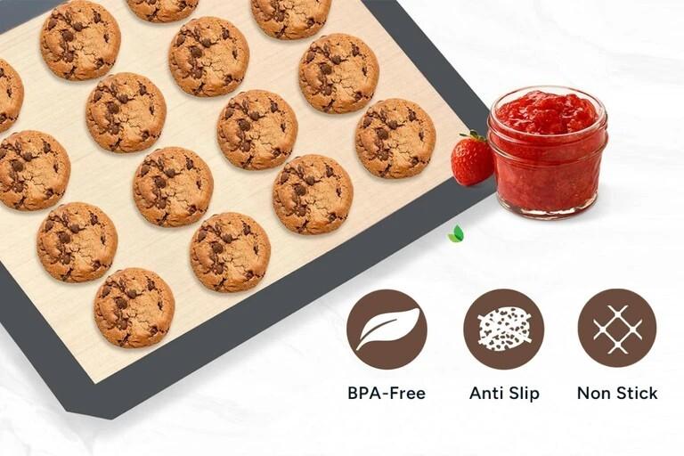 Reusable Silicone Baking Tray Mats (3 Pack) - Essentials For You