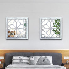 Load image into Gallery viewer, Rustic Square Wall Mirror (2 Pack)