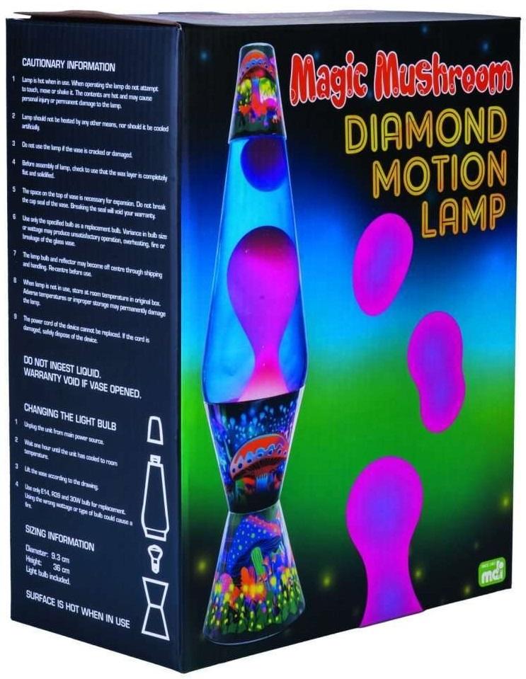 Mushroom Diamond Motion Novelty Lamp