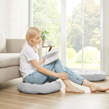 Load image into Gallery viewer, COMFEYA Meditation Floor Pillows Set of 2 - Grey