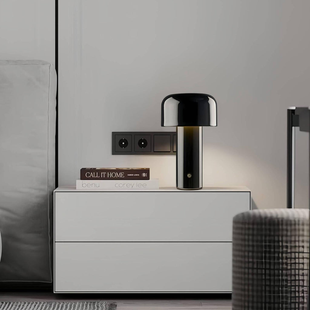 Mushroom Table Lamp - Black (2 Pack)