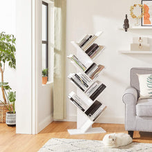 Load image into Gallery viewer, Vasagle : 8-Tier Tree Bookshelf - White