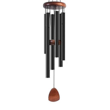 Load image into Gallery viewer, GREENHAVEN 37&quot; Large Aluminium Wind Chime - Black