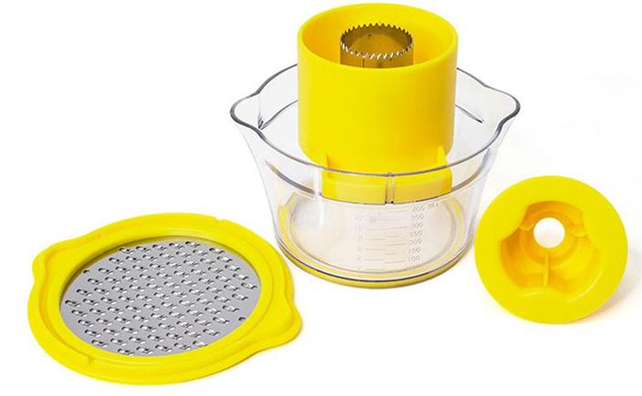 Corn Stripping Tool Corn Cutter & Remover with Built-In Measuring Cup Grater