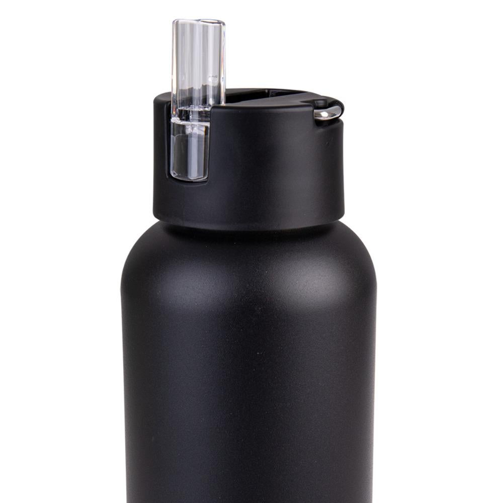 Oasis: Stainless Steel Ceramic MODA Triple Wall Insulated Drink Bottle - Black (1L)