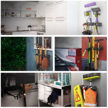 Load image into Gallery viewer, Wall Mounted Broom and Garden Tool Holder
