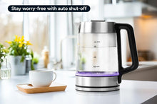 Load image into Gallery viewer, Kogan SmarterHome(TM) 1.7L Double Wall Glass Smart Kettle (Stainless Steel)