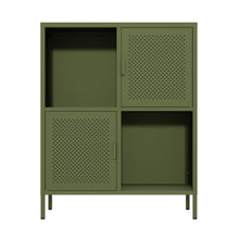 Load image into Gallery viewer, Fraser Country Milan Metal Cabinet - Olive Green