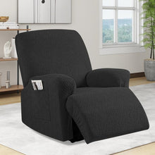 Load image into Gallery viewer, COMFEYA 1 Seater Recliner Cover for Lounge Chair - Black