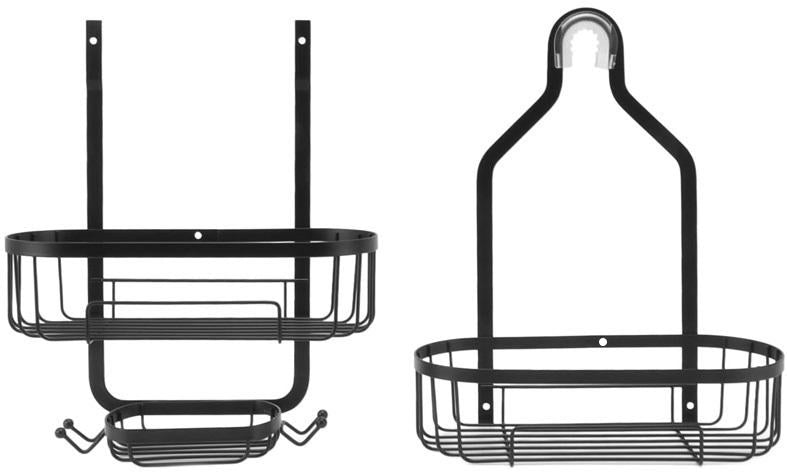 STORFEX 2 Tier Bathroom Hanging Shower Organizer