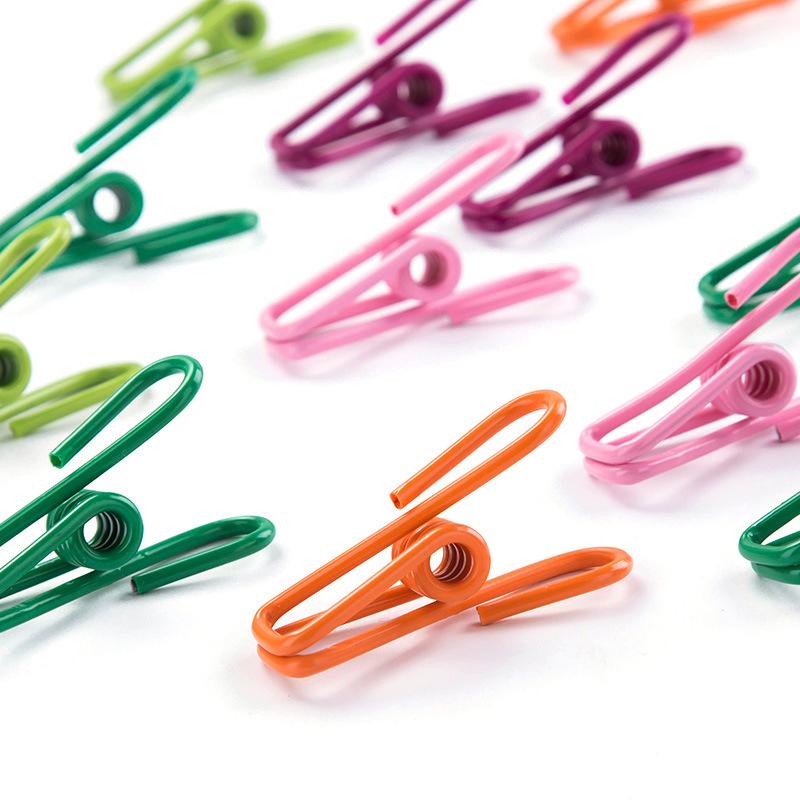 STORFEX 50 Pieces Multicoloured Clips