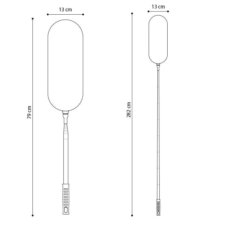 CLEANFOK 2-Pack Microfiber Feather Duster