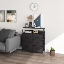 Load image into Gallery viewer, Ovela 5 Large Drawer Storage Chest - Nordic Black