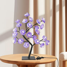 Load image into Gallery viewer, LUMIRO LED Rose Tree Lamp - Purple