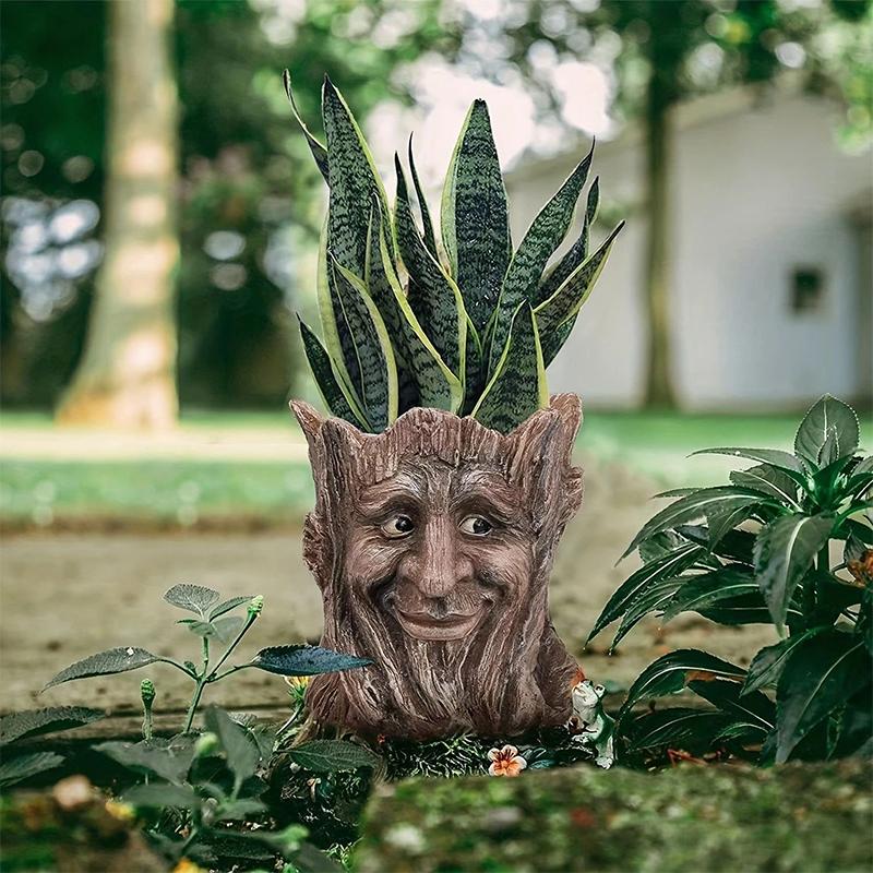 GREENYHAVEN Face Planter Pot