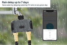 Load image into Gallery viewer, Kogan SmarterHome(TM) Wireless Garden Irrigation Water Timer with Dual Outlets