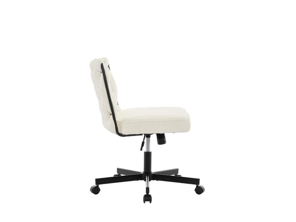 Gorilla Office: Boucle Knot Back Chair White
