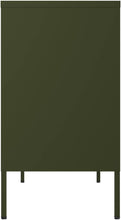 Load image into Gallery viewer, Fraser Country: Milan Metal Lowdown Storage Cabinet - Olive Green