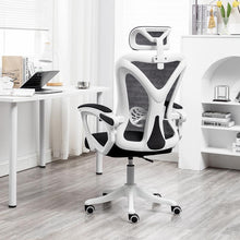 Load image into Gallery viewer, Ergonomic Office Chair with Adjustable Headrest - Black