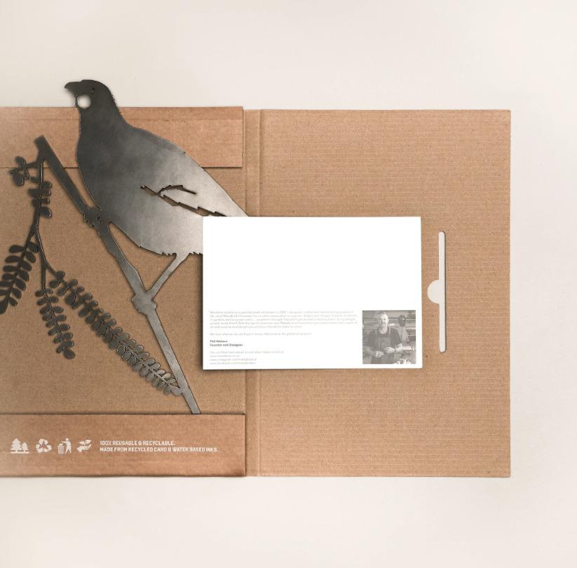 Metalbird: Kokako Garden Art