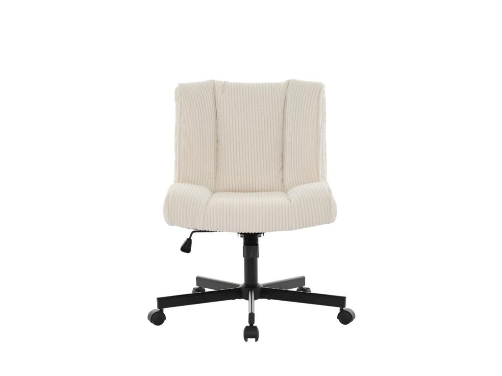 Gorilla Office - Corduroy Office Chair White