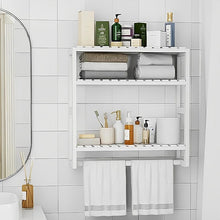 Load image into Gallery viewer, STORFEX 3-Tier Adjustable Bathroom Floating Organizer - White
