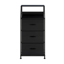 Load image into Gallery viewer, Ovela 3 Drawer Storage Chest - Nordic Black