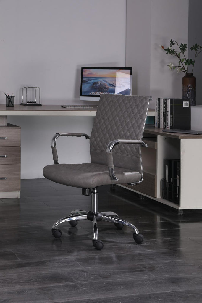 Gorilla Office - Eames By Arthur Replica Standard Office Chair Low Back Grey