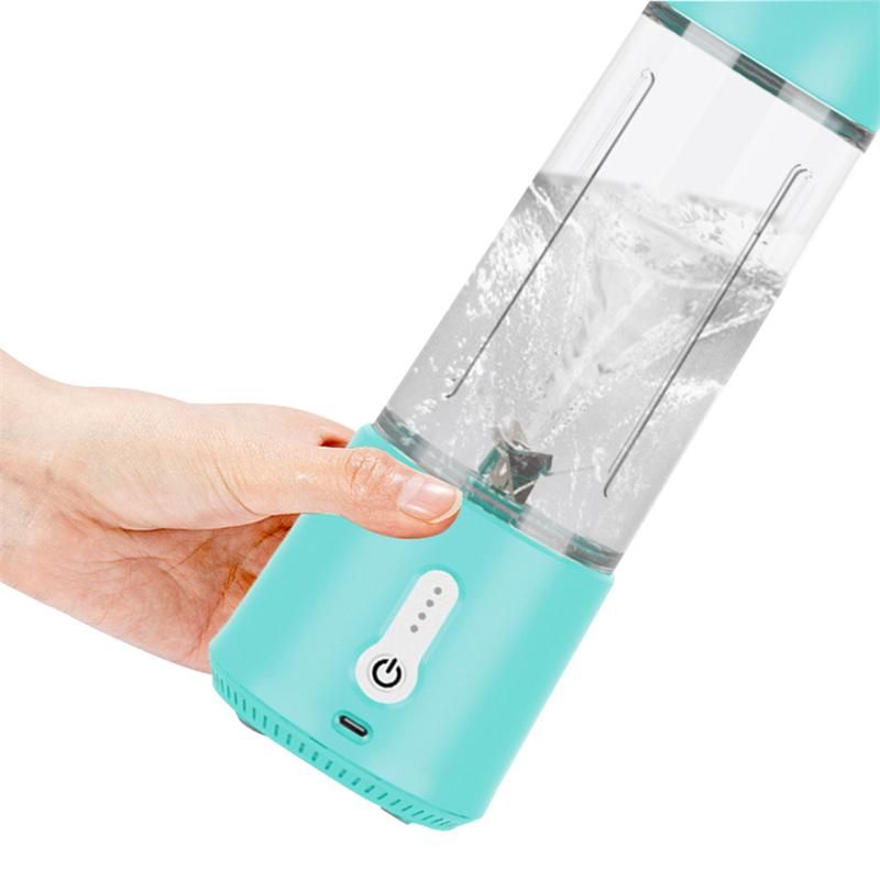 USB Rechargeable Portable Blender - 500ml (Blue)