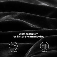 Load image into Gallery viewer, COMFEYA 150x200cm Ultra-Soft Fleece Blanket - Black