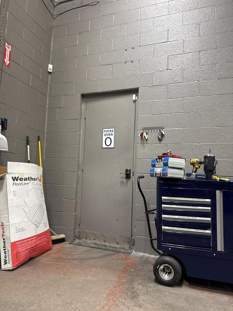 Funny Metal Tin Sign - Zero Fucks Given