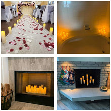 Load image into Gallery viewer, Flameless Remote Controlled Electronic Candle Set of 9 - Ivory
