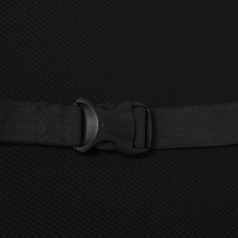 COMFEYA Memory Foam Lumbar Support Pillow - Black