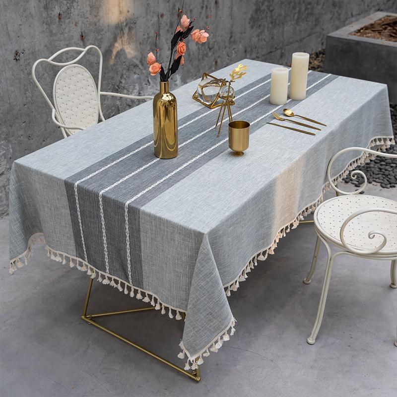 COMFEYA Waterproof Table Cloth - Grey