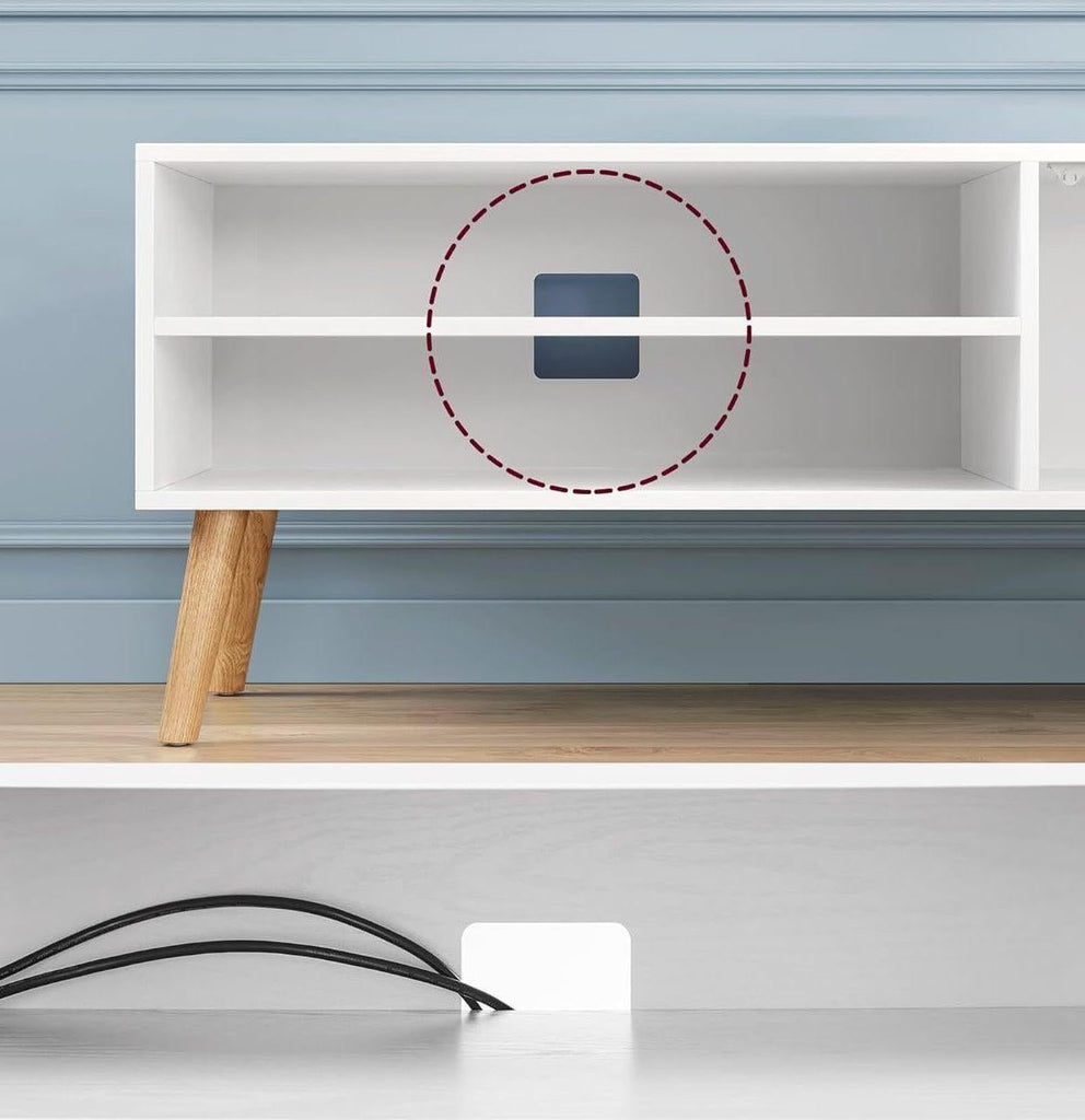 VASAGLE TV Cabinet 1.20M - White