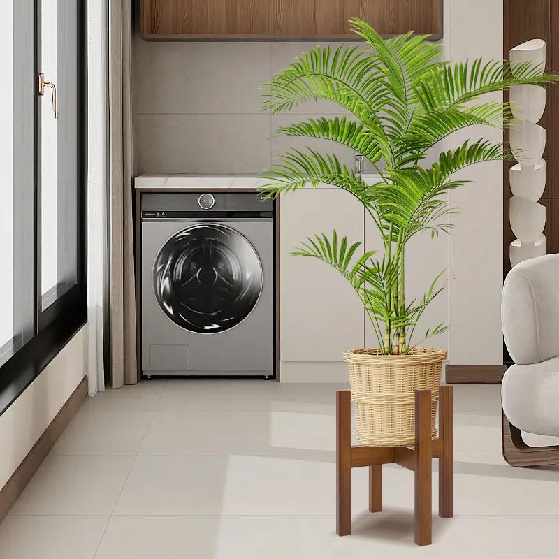 GREENYHAVEN 2-Pack Plant Stands - Brown