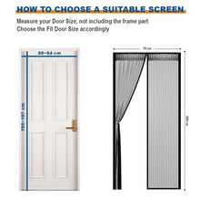 Load image into Gallery viewer, COMFEYA 70x200cm Magnetic Screen Door - Black