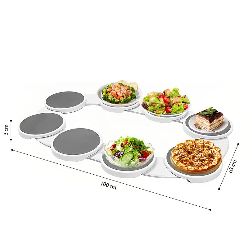 STORFEX Extra-Large Lazy Susan for Rectangular & Oblong Tables