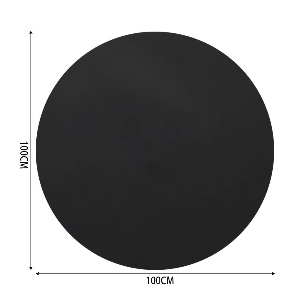 Fraser Country - Round Office Chair Mat Black 100cm