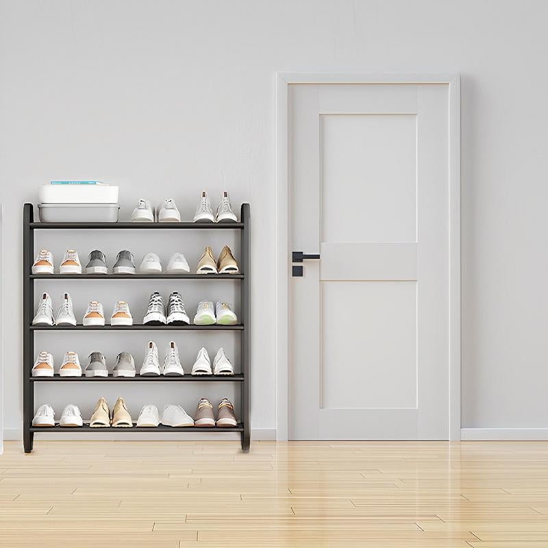 STORFEX 5-Tier Stackable Shoe Rack - Black