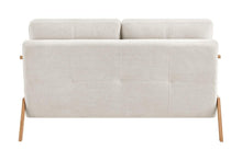 Load image into Gallery viewer, Shangri-La Brad Upholstered Double Sofa Bed (Natural)