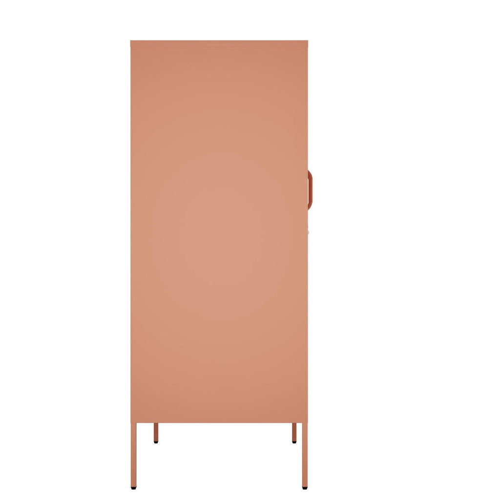 Fraser Country Milan Metal Side Cabinet - Nordic Salmon