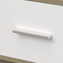 Load image into Gallery viewer, Fraser Country: Lada Home 4 Drawer Storage Dresser - Grey &amp; White With Silver Handle