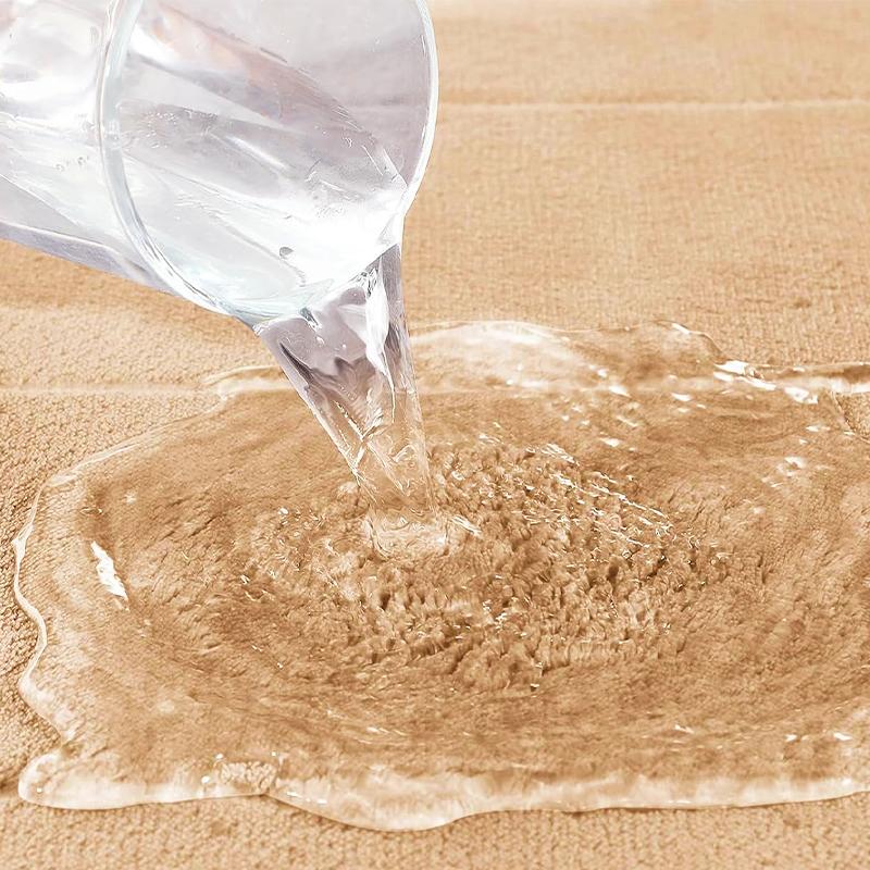 COMFEYA 2 Pack Bath Mat Set - Beige