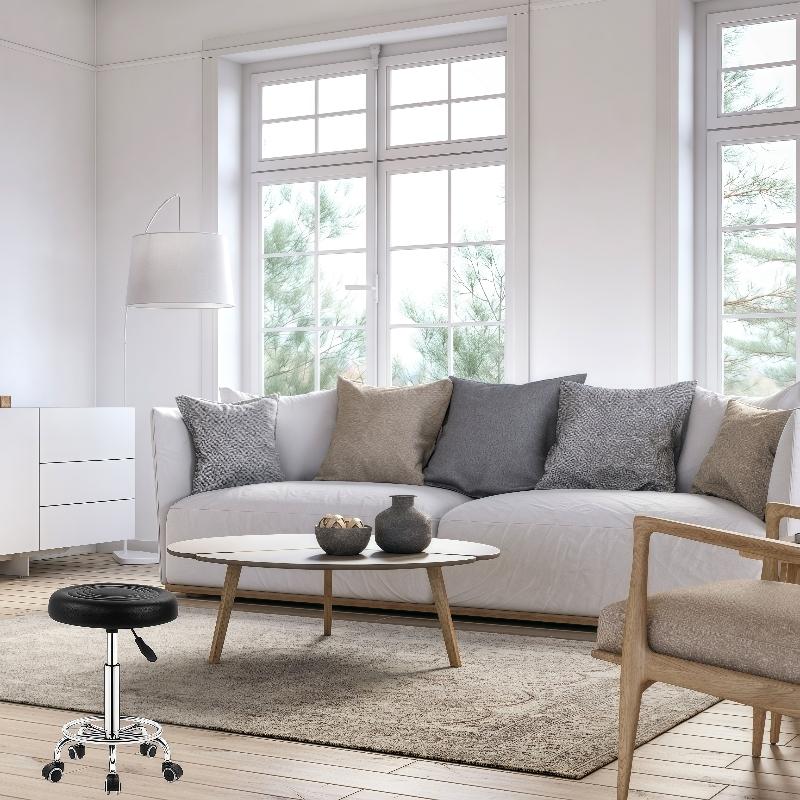 Adjustable Leather Chair - Black