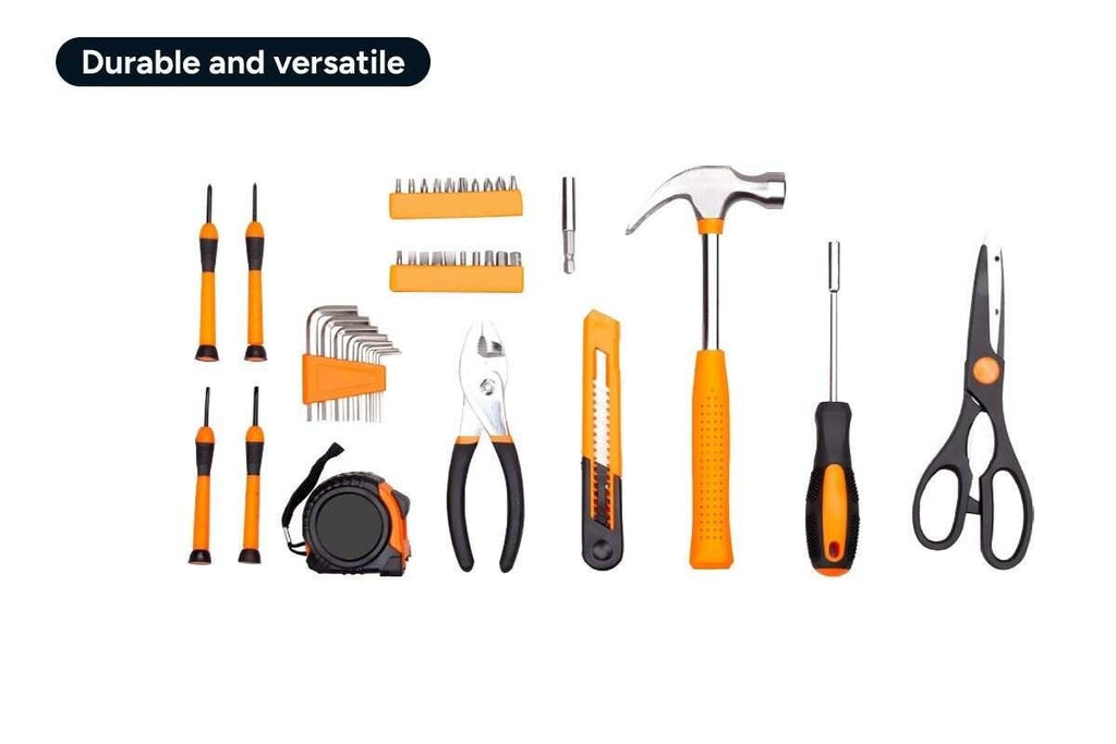 57 Piece Portable Household Tool Kit - Essentials For You