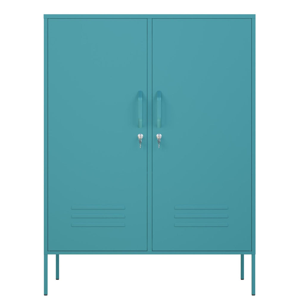 Fraser Country Milan Metal Side Cabinet - Mint Turquoise